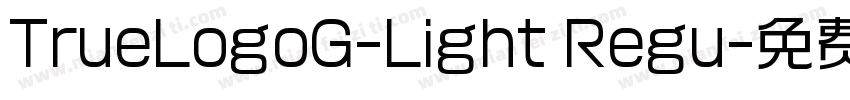 TrueLogoG-Light Regu字体转换